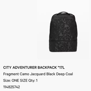 Lululemon City Adventurer 17L Backpack